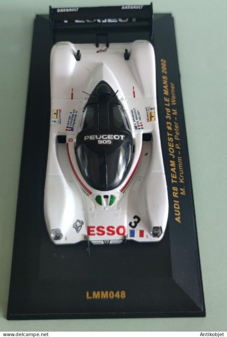 Audi R8 Team Joest # 3 rd Le Mans LMM048 2002 IXO 1/43