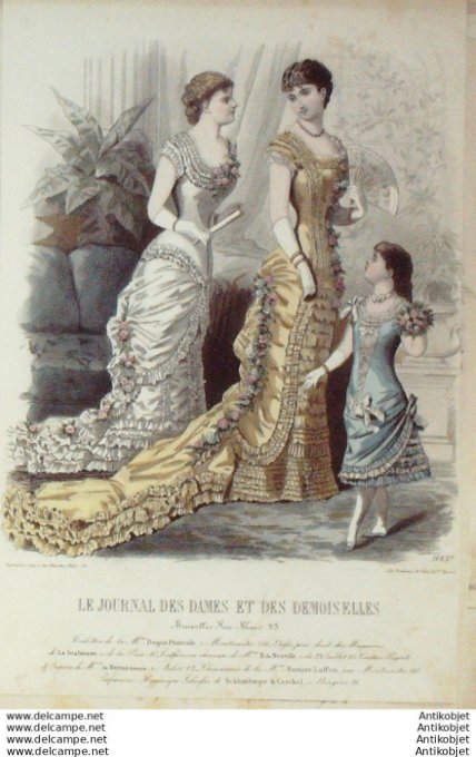 Journal des Dames Demoiselles 1880 # 1663 (Maison Degon-Pointude)