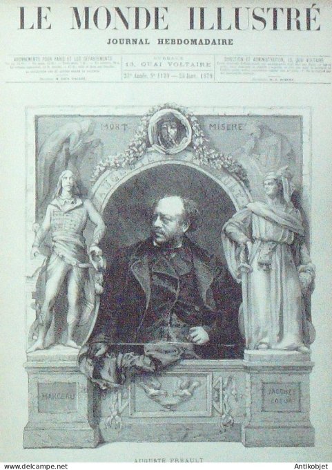 Le Monde illustré 1879 n°1139 Pays-Bas Guillaume III Emma de Waldeck-Pyrmont