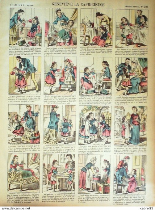 Genevieve La Capricieuse (Pellerin d'epinal)