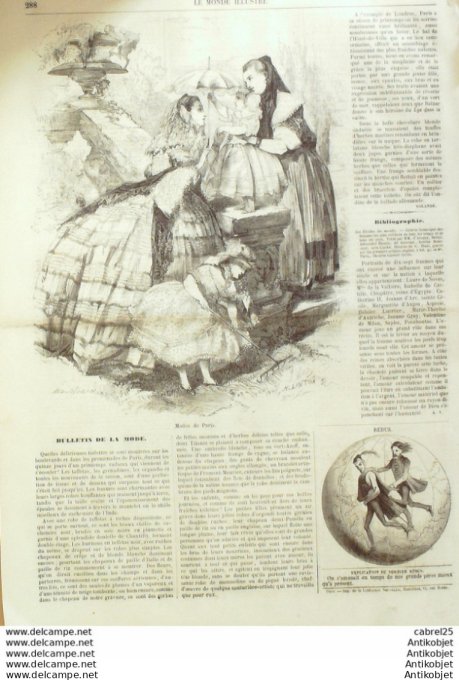 Le Monde illustré 1858 n° 55 Pagode Chinoise Bordighiera Italie Forët Noire Charbon Industrie