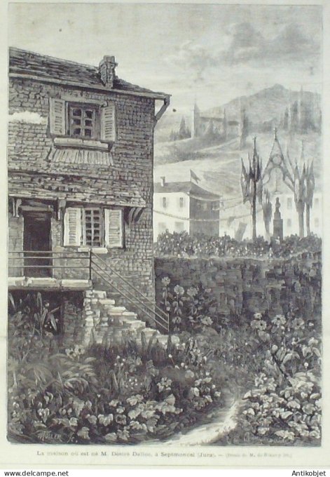 Le Monde illustré 1872 n°802 Turquie Midhad-Pacha Vézir Septmoncel (40) Hutuiti île de Pâques