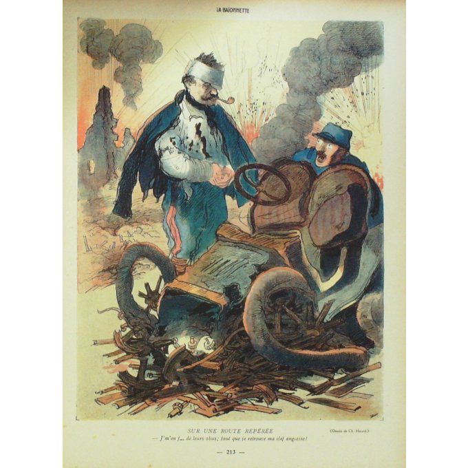 La Baionnette 1916 n°043 (Nos chauffeurs) JOBBE DUVAL ALLIER HUARD GASTYNE