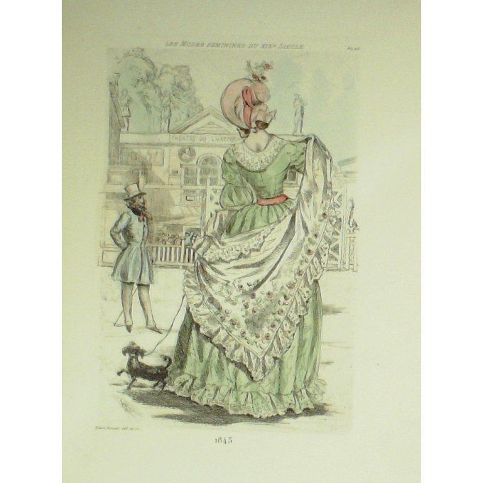Mode Féminine époque 1843 (H.Boutet)