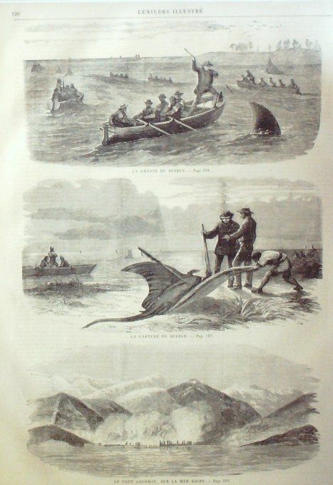 L'Univers illustré 1859 #  43 fort Golowine sac de Magdebourg