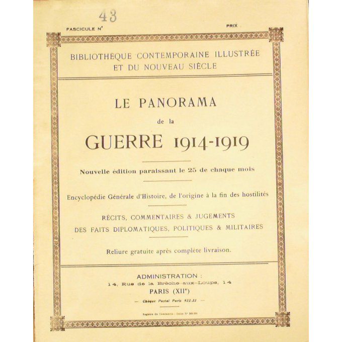 Panorama 1914 n°43-POLOGNE CRACOVIE-GALICIE-PRZEMYSL
