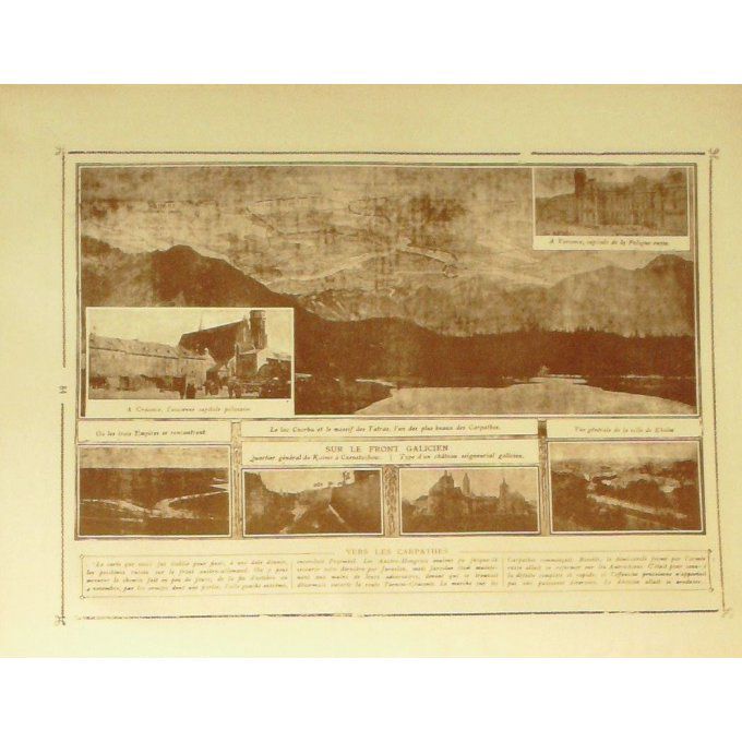Panorama 1914 n°43-POLOGNE CRACOVIE-GALICIE-PRZEMYSL