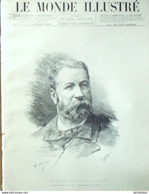 Le Monde illustré 1886 n°1560 Vincennes (94) Venise Scala de Milan libretto d'Otell