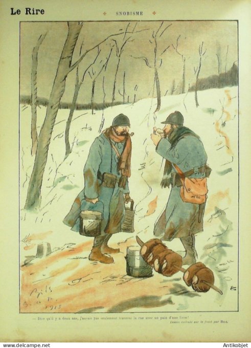 Le Rire Rouge 1916-03- 4 #  68 Journal humoristique Ed.Originale Pompon rouge