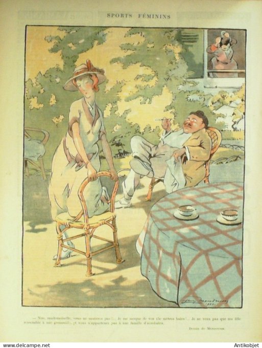 Le Rire 1922-10- 7 # 192 Journal humoristique Ed.Originale Rentree des classes