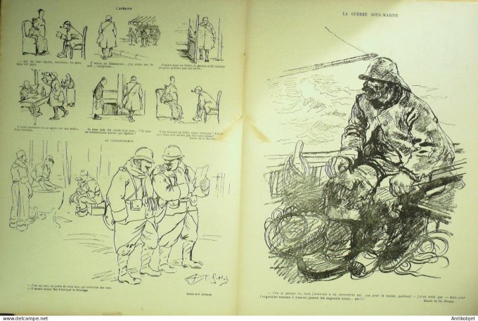 Le Rire Rouge 1916-03- 4 #  68 Journal humoristique Ed.Originale Pompon rouge