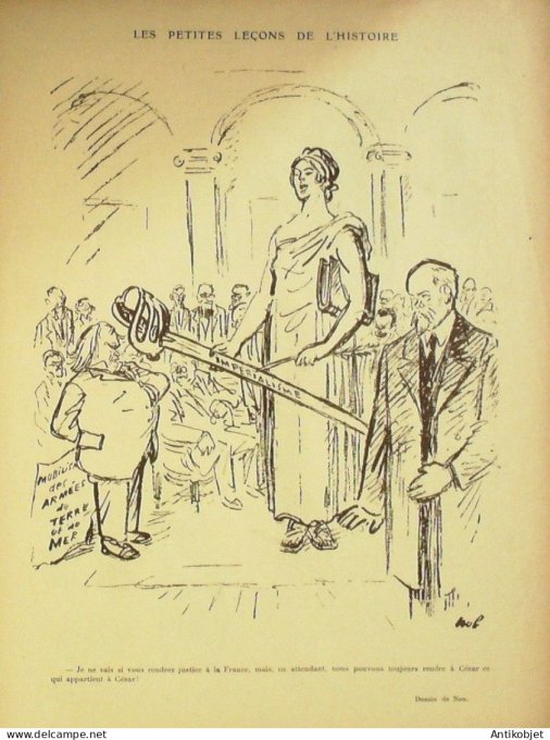 Le Rire 1922-10- 7 # 192 Journal humoristique Ed.Originale Rentree des classes