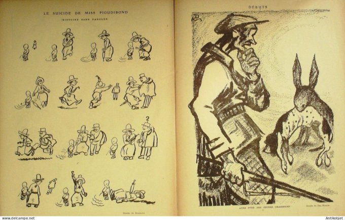 Le Rire 1922-10- 7 # 192 Journal humoristique Ed.Originale Rentree des classes