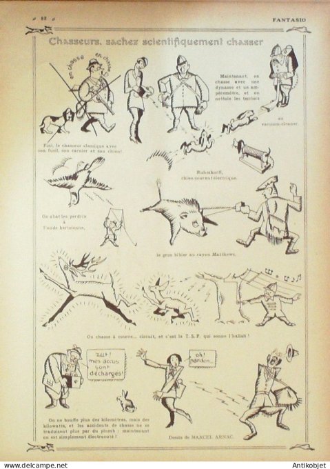 Fantasio 423 1924 Icart Poulbot Gerbault Mendousse Dortzal Bonnotte