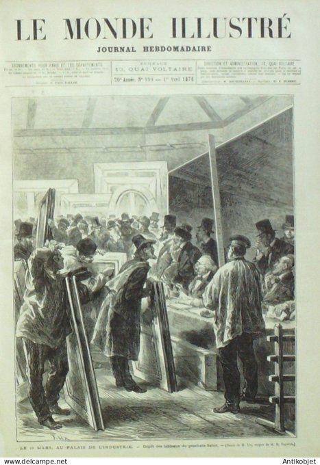 Le Monde illustré 1876 n° 990 Rouen (76) St-Germain-en-Laye (78) Espagne Madrid Alphonse XII