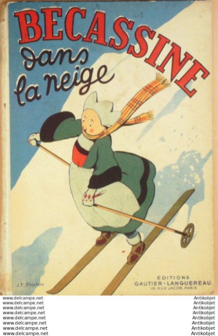 Becassine dans la neige (Pinchon Gautier-Languereau) 1950