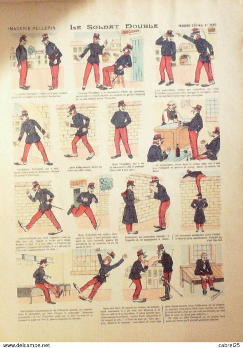 Le Soldat Double (Pellerin d'epinal) Henault Jules