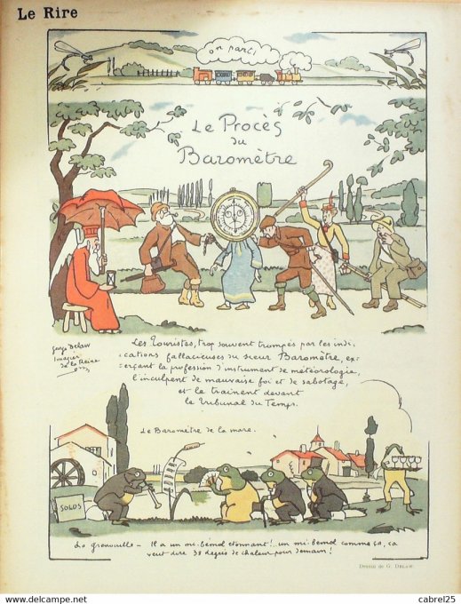Le Rire 1913 n°548 Gerbault Roussau Fabiano Manfredini Delaw Genty