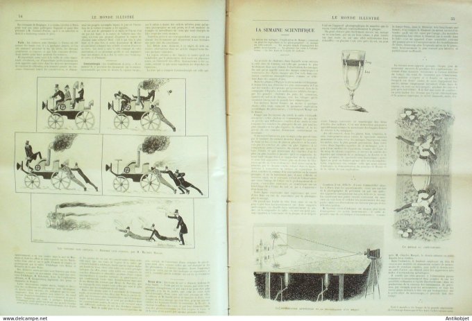 Le Monde illustré 1894 n°1948 Dinard (35) Constantinople Soudan Kassala  Etats-Unis Pullman