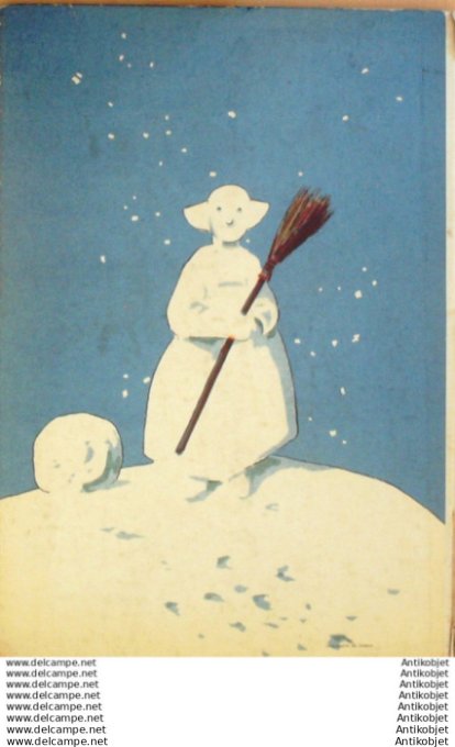 Becassine dans la neige (Pinchon Gautier-Languereau) 1950