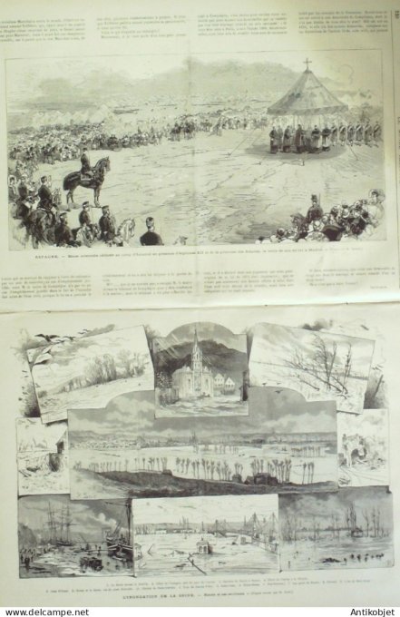 Le Monde illustré 1876 n° 990 Rouen (76) St-Germain-en-Laye (78) Espagne Madrid Alphonse XII