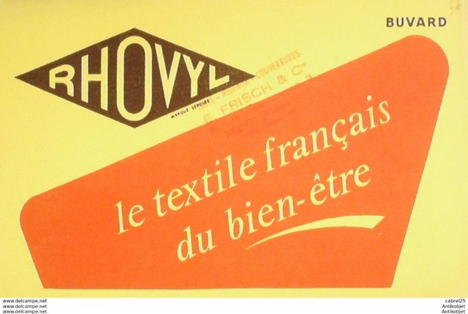 Buvard Rhovyl Textile Metz