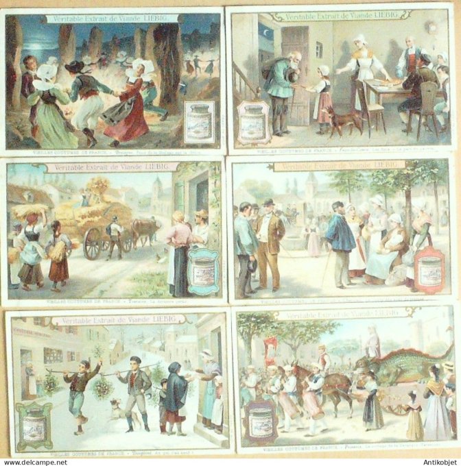 Chromo Liebig Sang  980 Vieilles coutumes de France (1909)