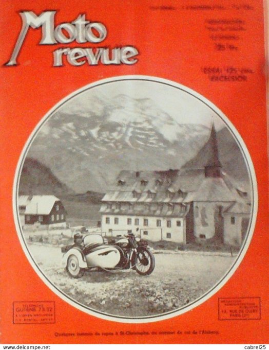 Moto Revue 1951 n° 1062 Ydral Allumage alternateur freins hydrauliques Excelsior 125