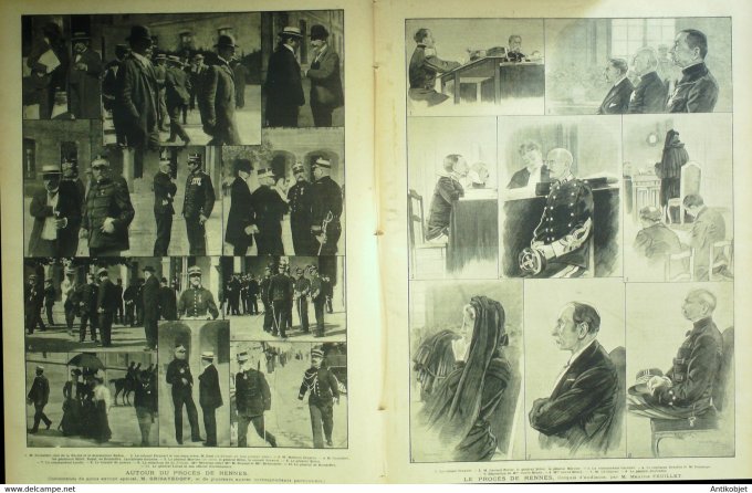 Soleil Du Dimanche 1899 N°36 Maupassant Alphonse Daudet Dreyfus Algérie Oran