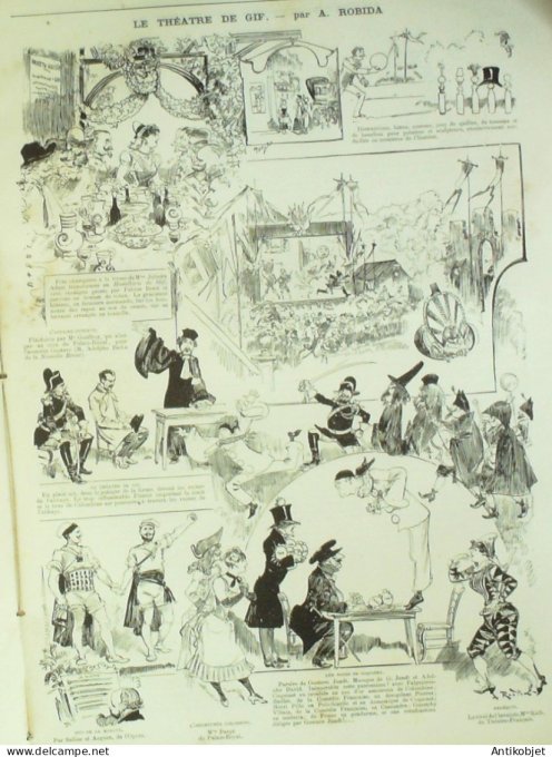 Soleil Du Dimanche 1899 N°36 Maupassant Alphonse Daudet Dreyfus Algérie Oran