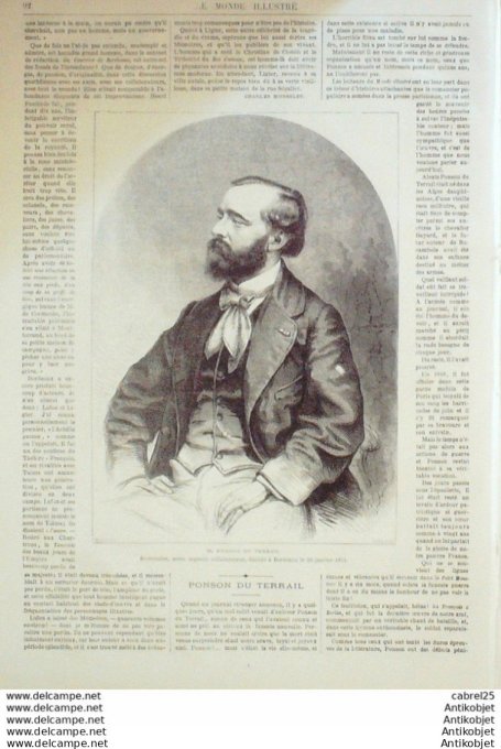 Le Monde illustré 1871 n°722 St Denis (93) Meudon (92) Halles De Paris Armistice Bavarois Poncon Du 