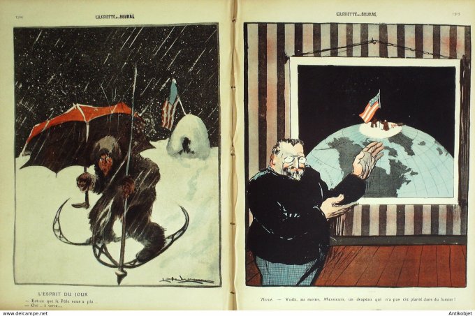 L'Assiette au beurre 1909 # 446 Le Pôle Nord Camara