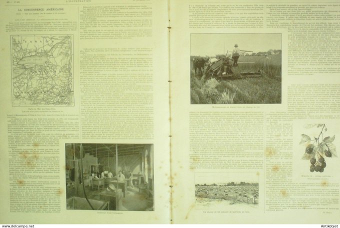 L'illustration 1897 n°2856 Régiment Préobrajensky écolé foraine Toulouse (31) Moissac (81)