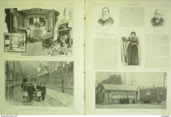 L'illustration 1897 n°2856 Régiment Préobrajensky écolé foraine Toulouse (31) Moissac (81)