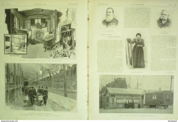 L'illustration 1897 n°2856 Régiment Préobrajensky écolé foraine Toulouse (31) Moissac (81)