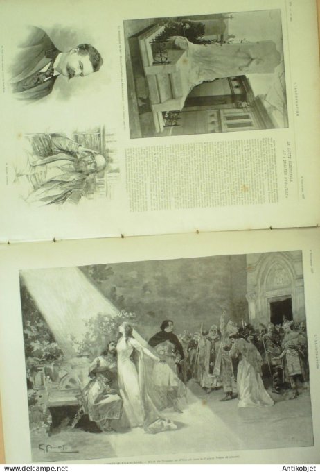 L'illustration 1897 n°2854 Lampe incandescence La Villette Abattoirs