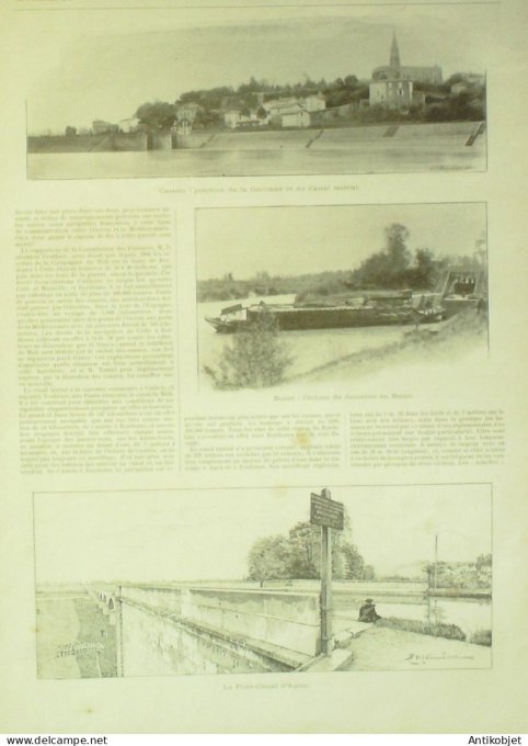 L'illustration 1897 n°2856 Régiment Préobrajensky écolé foraine Toulouse (31) Moissac (81)