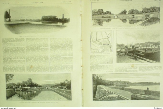 L'illustration 1897 n°2856 Régiment Préobrajensky écolé foraine Toulouse (31) Moissac (81)