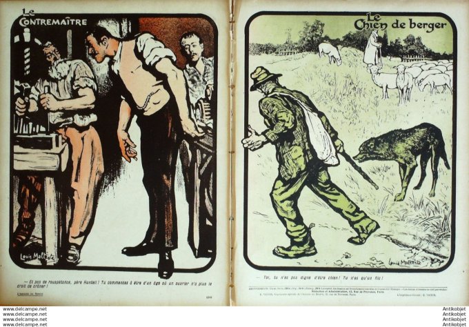 L'Assiette au beurre 1906 # 295 Les classes dirigeantes Malteste