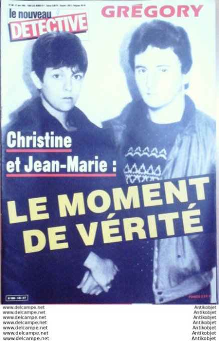 Détective 1985 # 145 Dol-de-Bretagne Rouen Epinal Vitry Grenoble Poitiers Valence
