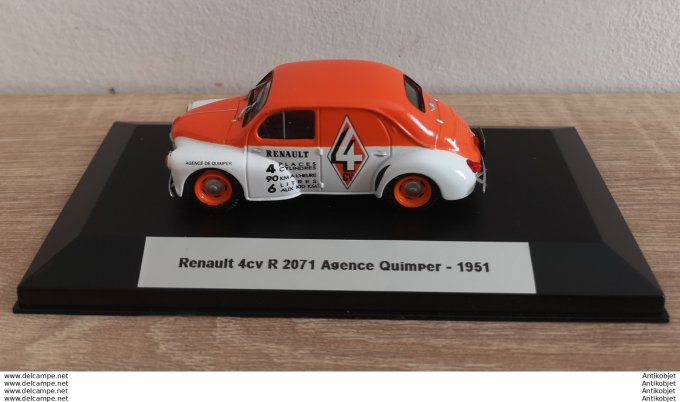 Renault 4cv R2071 agence Quimper 1951