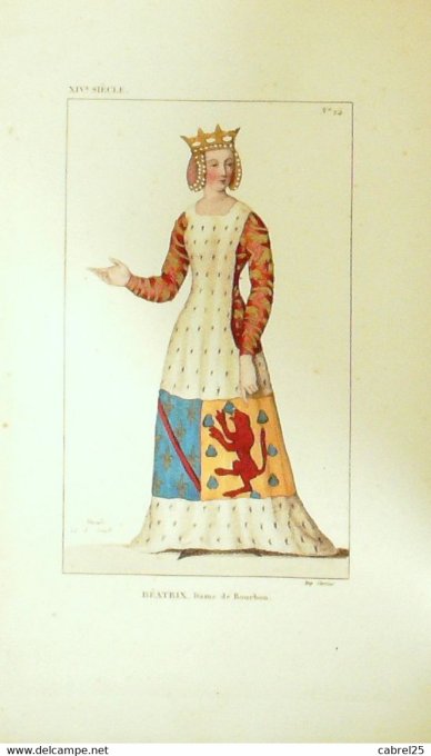 Beatrix Dame De Bourbon 14ème 1852