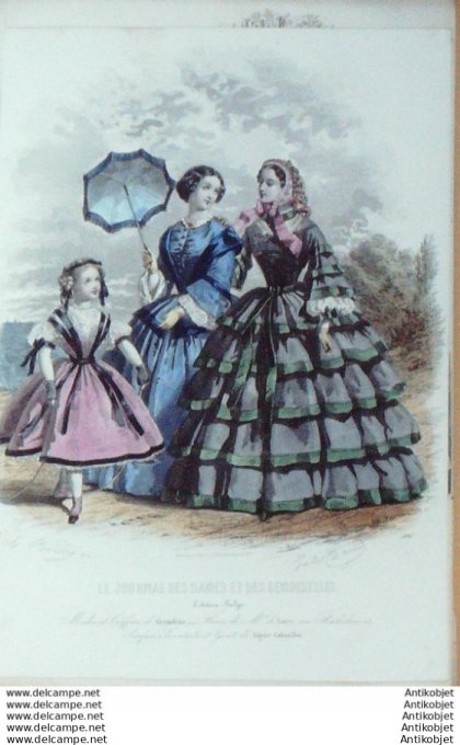 Journal des Dames Demoiselles 1857 # 506 (Maison Alexandrine)