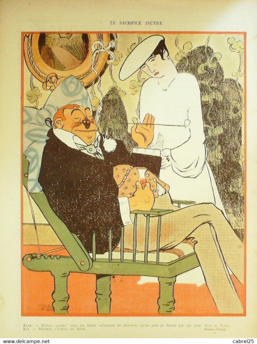 Le Rire 1903 n°42 Léandre Métivet Sancha Dépaquit Djim Villemot Fornaro Burret