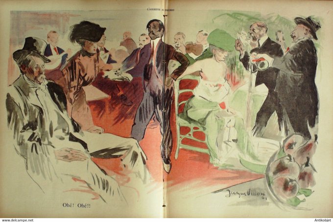 L'Assiette au beurre 1902 #  46 La vie facile Villon