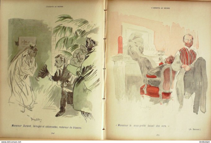 L'Assiette au beurre 1902 #  46 La vie facile Villon
