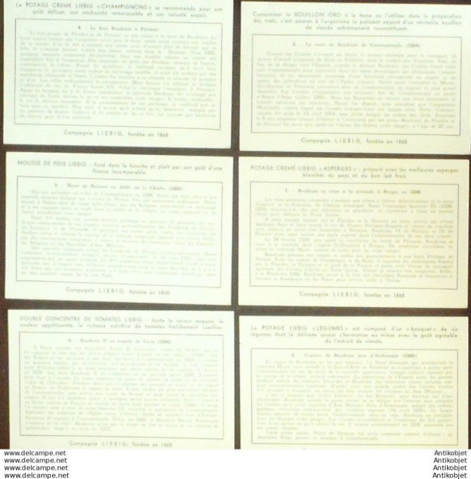 Chromo Liebig Sang 1539 Empereurs Belges de Constantinople (1952)