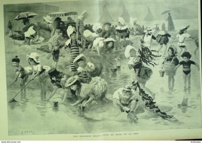Soleil du Dimanche 1895 n°37 Fantassins Nicolas de Grèce Dragomiroff Renals Lord