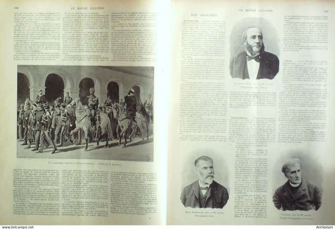 Le Monde illustré 1898 n°2132 Alger Bab-el-Oued Cayrol troubles Saint-Ouen (93)