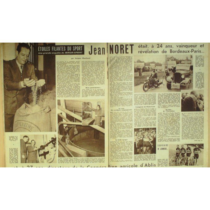 Miroir Sprint 1955 #  447 3 Jan Fulgenzy Thuau Dauvin/Montmartr E Bordeaux/Paris/Noret
